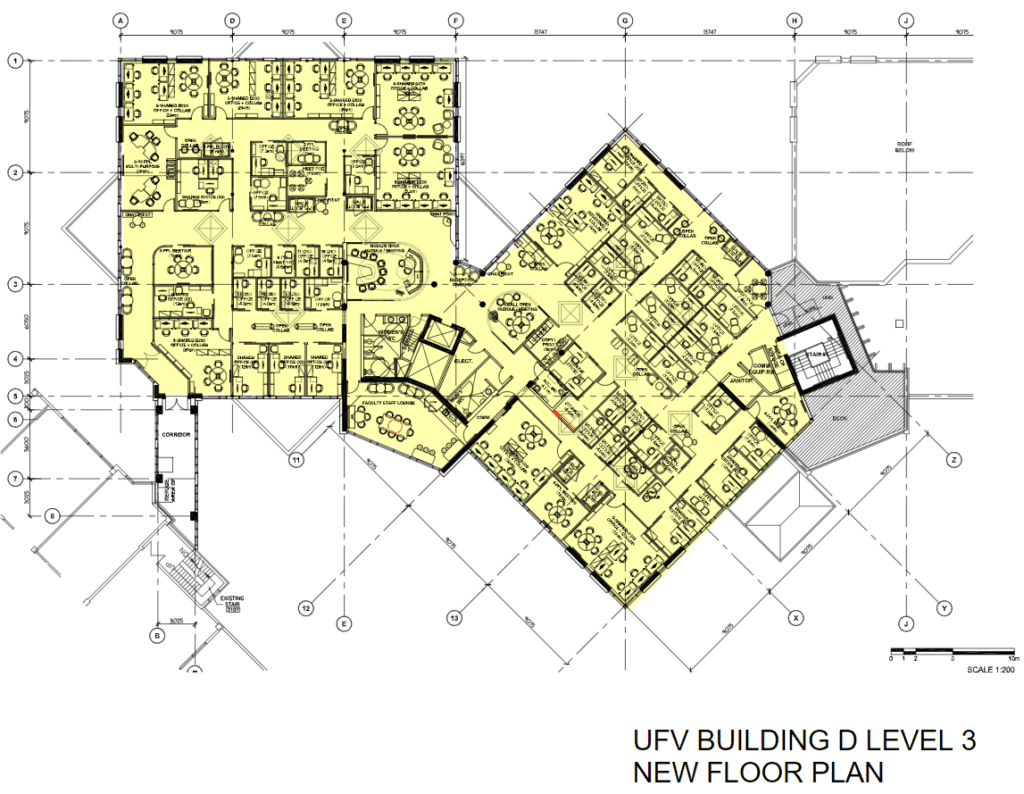 University of the Fraser Valley Faculty Office Interior Renovation